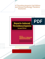 Download Heparin Induced Thrombocytopenia 2nd Edition Fundamental and Clinical Cardiology Theodore Warkentin ebook All Chapters PDF