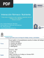 01 ONInteracción Fármaco-nutriente