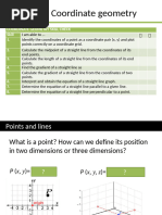 Coordinate geometry lessons c 2