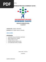 PROYECTO FINAL QUIMICA ORGANICA GRUPO #6