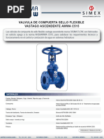 Válvula Compuerta Vastago Ascendente AWWA C515