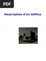 Description d'un édifice