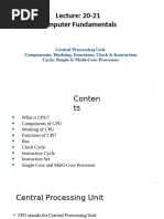 Lecture 20,21(19CS)CPU