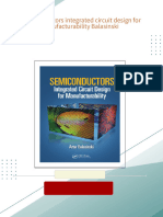 Semiconductors integrated circuit design for manufacturability Balasinski 2024 scribd download