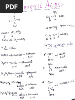 Carboxylic acid notes