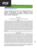   Integrated Policy Frameworks for Managing Malaria and  Anemia Co-Morbidities in Africa: Analyzing Current  Policies and Strengthening Healthcare Systems for Dual  Disease Burden Management (www.kiu.ac.ug)