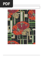 Deco Poppy Cross Stitch Pattern