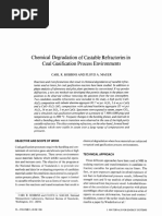 Robbins, Mauer - 1981 - Chemical degradation of castable refractories in coal gasification process environments