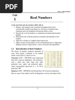 01 - Unit - 1 Real Numbers