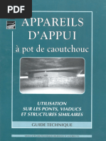 APPAREILS D'APPUI A POT DE CAOUTCHOUC