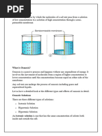 Osmosis Definition