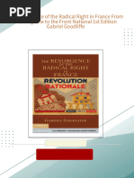 Get The Resurgence of the Radical Right in France From Boulangisme to the Front National 1st Edition Gabriel Goodliffe free all chapters