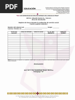 REGISTRO DE HORAS DE SERVICIO SOCIAL 2024 4TO Y 5TO SEMESTRE