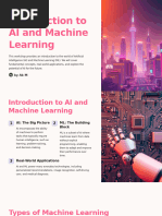 Introduction to AI and Machine Learning