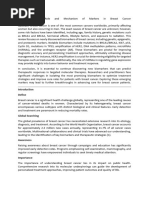 Emerging Role and Mechanism of Markers in Breast Cancer.