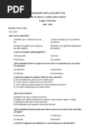 Banco de preguntas primer trimestre 2º