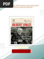 Download ebooks file Introduction to Hilbert Spaces with Application 3rd Edition Lokenath Debnath all chapters