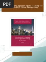 Download full Innovation in Language Learning and Teaching: The Case of China 1st Edition Hayo Reinders ebook all chapters