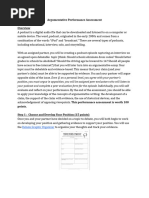 Shared Argumentative Podcast Performance Assessment