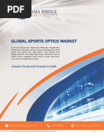 S&B - Global Sports Optics Market - Industry Trends and Forecast To2026