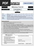 Milestone Test-02_ROI_Phase-3_Class 11th NEET_(03-09-2023)_Questions