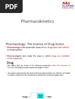 Lecture 1, Pharmacokinetics(1)