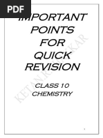 Last Minute Revision Class 10