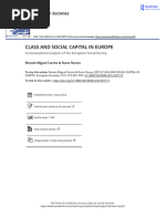 CLASS AND SOCIAL CAPITAL IN EUROPE, 2012