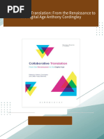 Instant ebooks textbook Collaborative Translation: From the Renaissance to the Digital Age Anthony Cordingley download all chapters