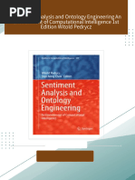 Complete Download Sentiment Analysis and Ontology Engineering An Environment of Computational Intelligence 1st Edition Witold Pedrycz PDF All Chapters