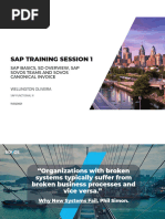 SAP TRAINING 1 - SAP BASICS, SD OVERVIEW & SAP SOVOS TEAMS