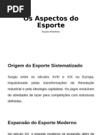 Questionário sobre os Aspectos do Esporte