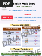 12 Adv 11 Elite ADV Mock Exam