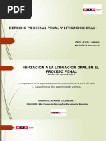 Derecho Proc_ Penal y Litig_ Oral i - Unidad 7 Iniciacion a La Litigacion Oral en El Proceso Penal - Semana 15 s2