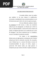 LOS RECURSOS PROCESALES(1)