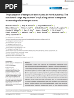 Global Change Biology - 2021 - Osland - Tropicalization of Temperate Ecosystems in North America the Northward Range