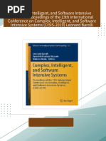 Download Complex, Intelligent, and Software Intensive Systems: Proceedings of the 13th International Conference on Complex, Intelligent, and Software Intensive Systems (CISIS-2019) Leonard Barolli ebook All Chapters PDF