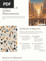 Migration a Global Phenomenon