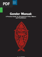 Gender Manual: A Practical Guide For Development Policy Makers and Practitioners