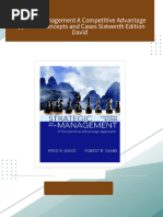 Instant Download Strategic Management A Competitive Advantage Approach Concepts and Cases Sixteenth Edition David PDF All Chapters