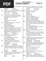 (MCQ 32) Hydrocarbons +2 Chem  MCQ 