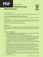 IStructE Chartered Membership Examination 2008