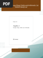 Download Algebra 1 Groups Rings Fields and Arithmetic 1st Edition Ramji Lal ebook All Chapters PDF