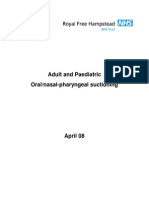 Adult and Paediatric Oral/nasal-Pharyngeal Suctioning