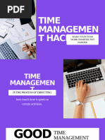 Topic - Time Management Hacks