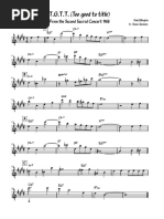 T.G.T.T. Lead sheet for Eb instr.