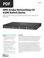 HPE Aruba Networking CX 6100 48G Class4 PoE 4SFP+ 740W Switch-PSN1014739204WWEN