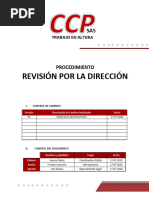 GGE-PR-04 Revisión por la Dirección V1