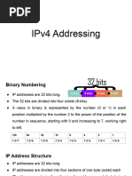 3 - IPv4 – Addressing and Subnetting