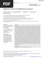 Immunological Reviews - 2024 - Scholz - Epigenetic control of microglial immune responses